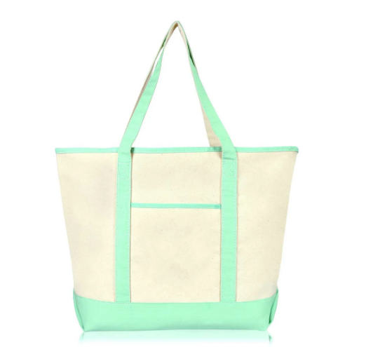 22" Soft Canvas Tote Bag