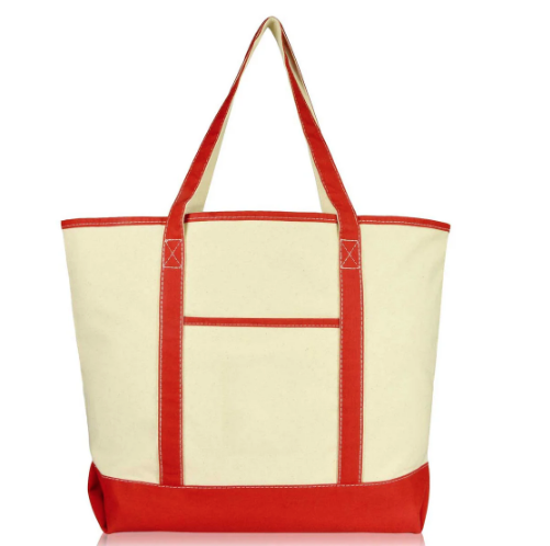 22" Soft Canvas Tote Bag