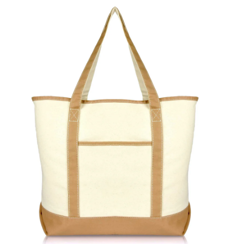 22" Soft Canvas Tote Bag