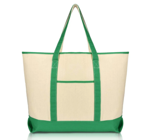 22" Soft Canvas Tote Bag