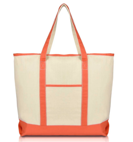 22" Soft Canvas Tote Bag