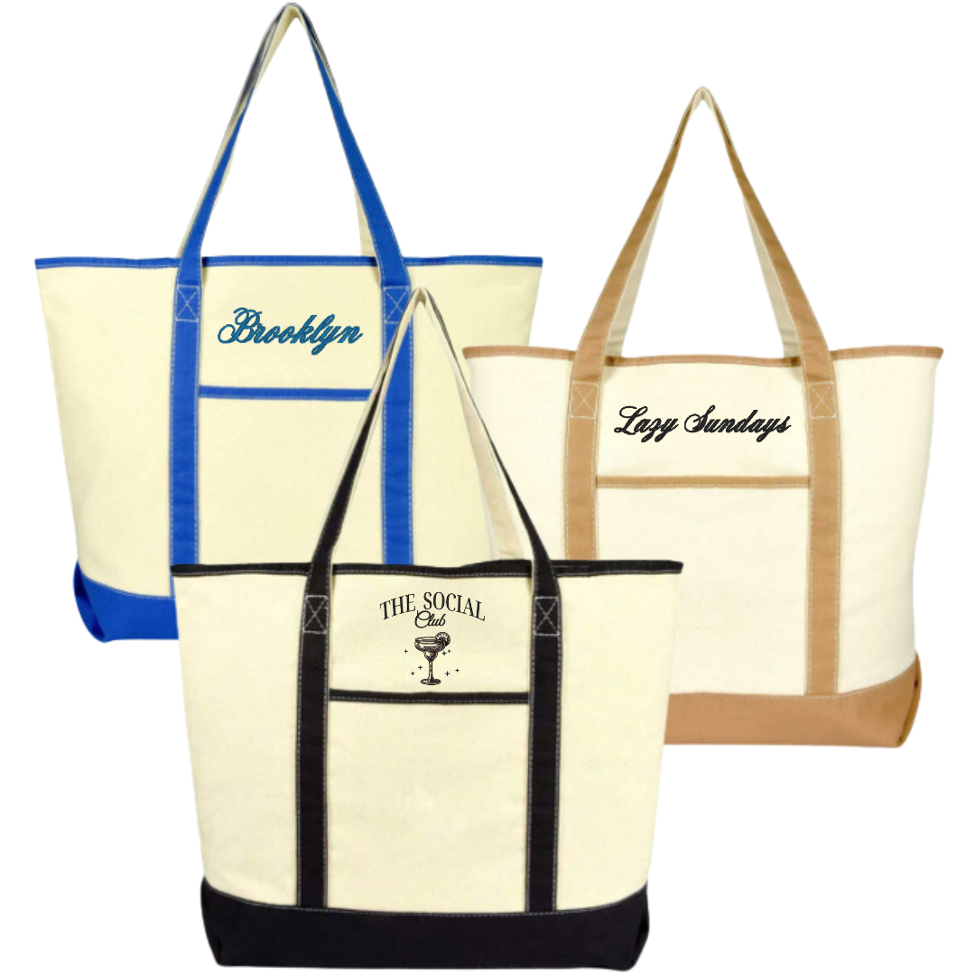 22" Soft Canvas Tote Bag