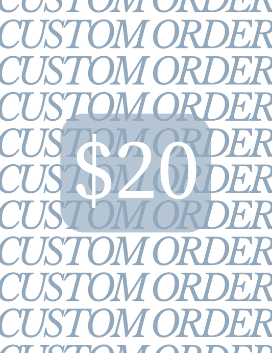 $20 Custom Embroidery