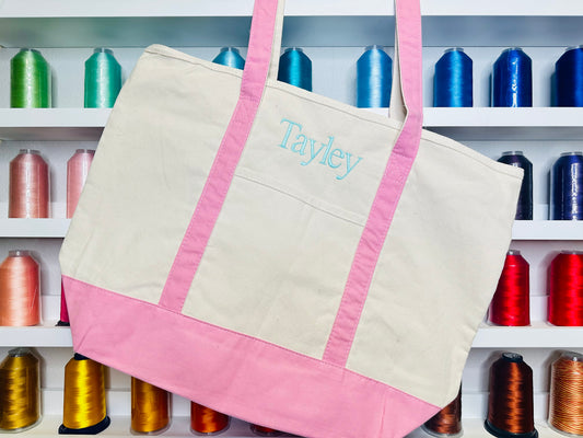 22" Soft Canvas Tote Bag